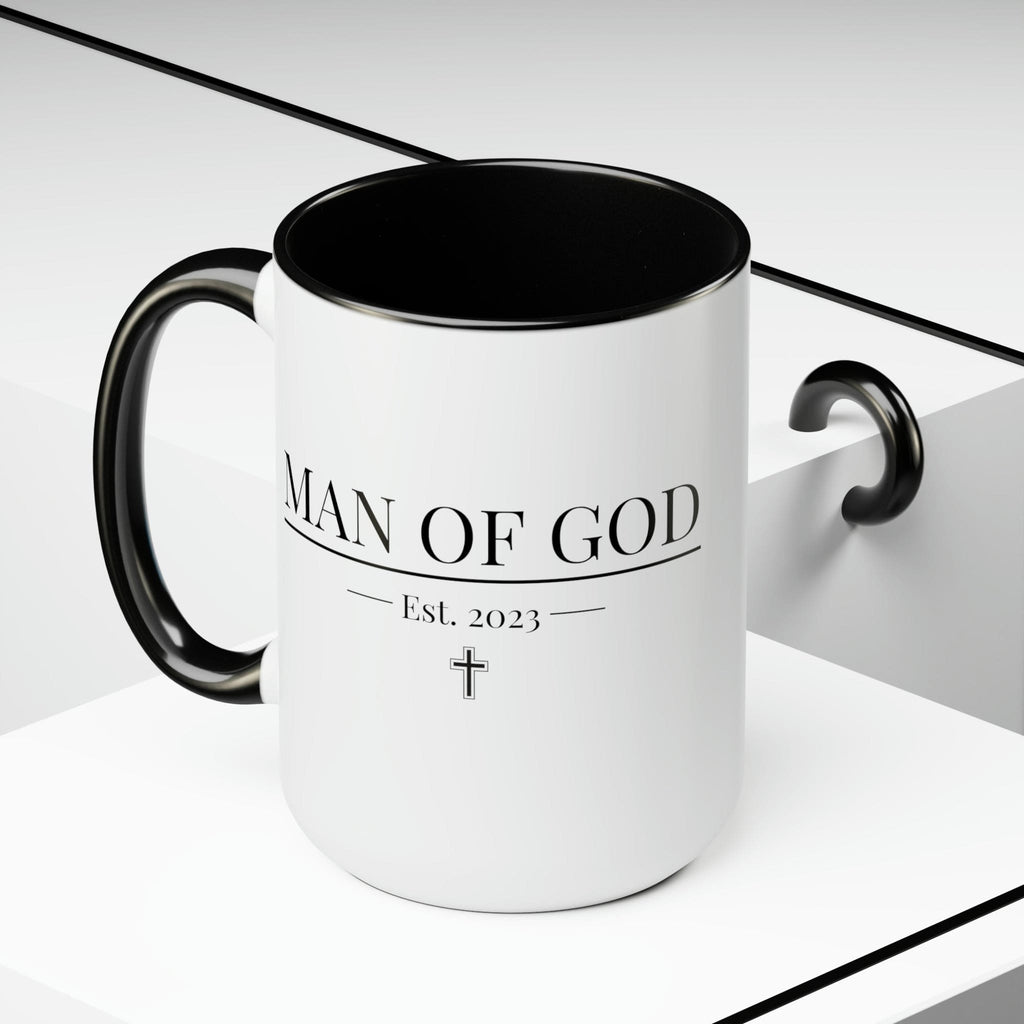 Ceramic Coffee Mug 15oz - Say it Soul - Man of God T-shirt - Christian
