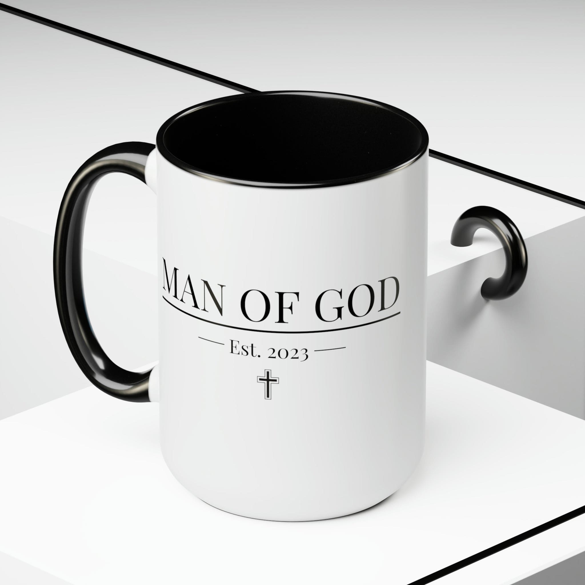 Ceramic Coffee Mug 15oz - Say it Soul - Man of God T-shirt - Christian
