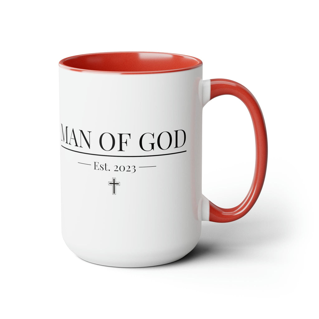 Ceramic Coffee Mug 15oz - Say it Soul - Man of God T-shirt - Christian