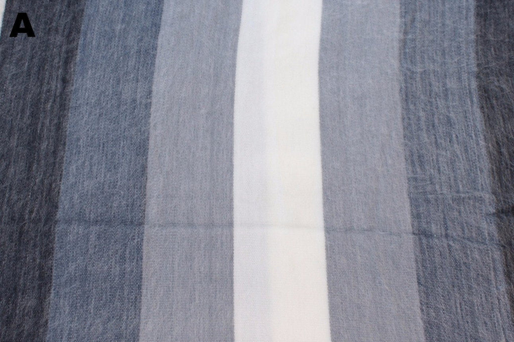 Alpaca Bed Blanket - Striped