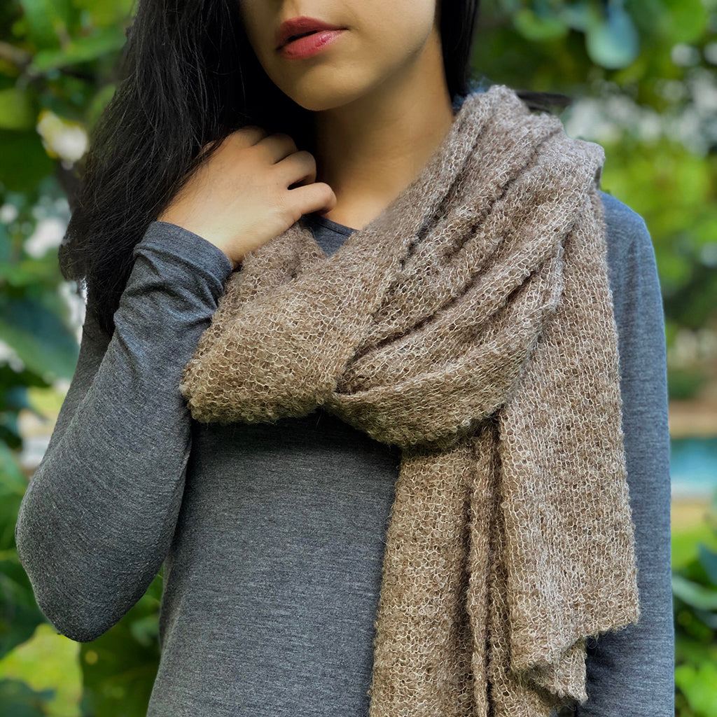 Autumn Ultra Plush Alpaca Scarf | Handmade in Peru
