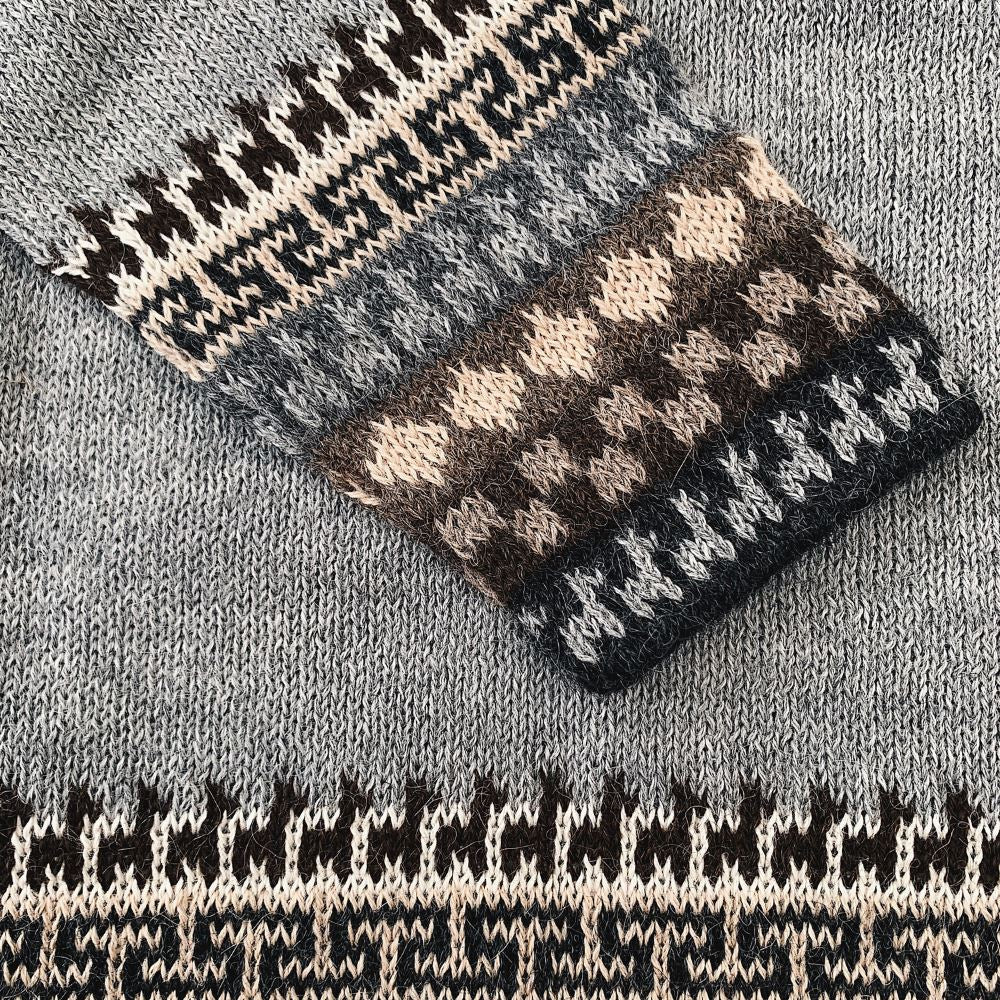 Alpaca Inca Patterned Sweater