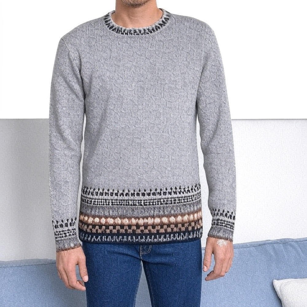 Alpaca Inca Patterned Sweater
