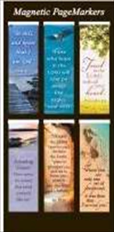 Christian Art Gifts 365953 Bookmark Pagemarker Magnetic Be Still Set O
