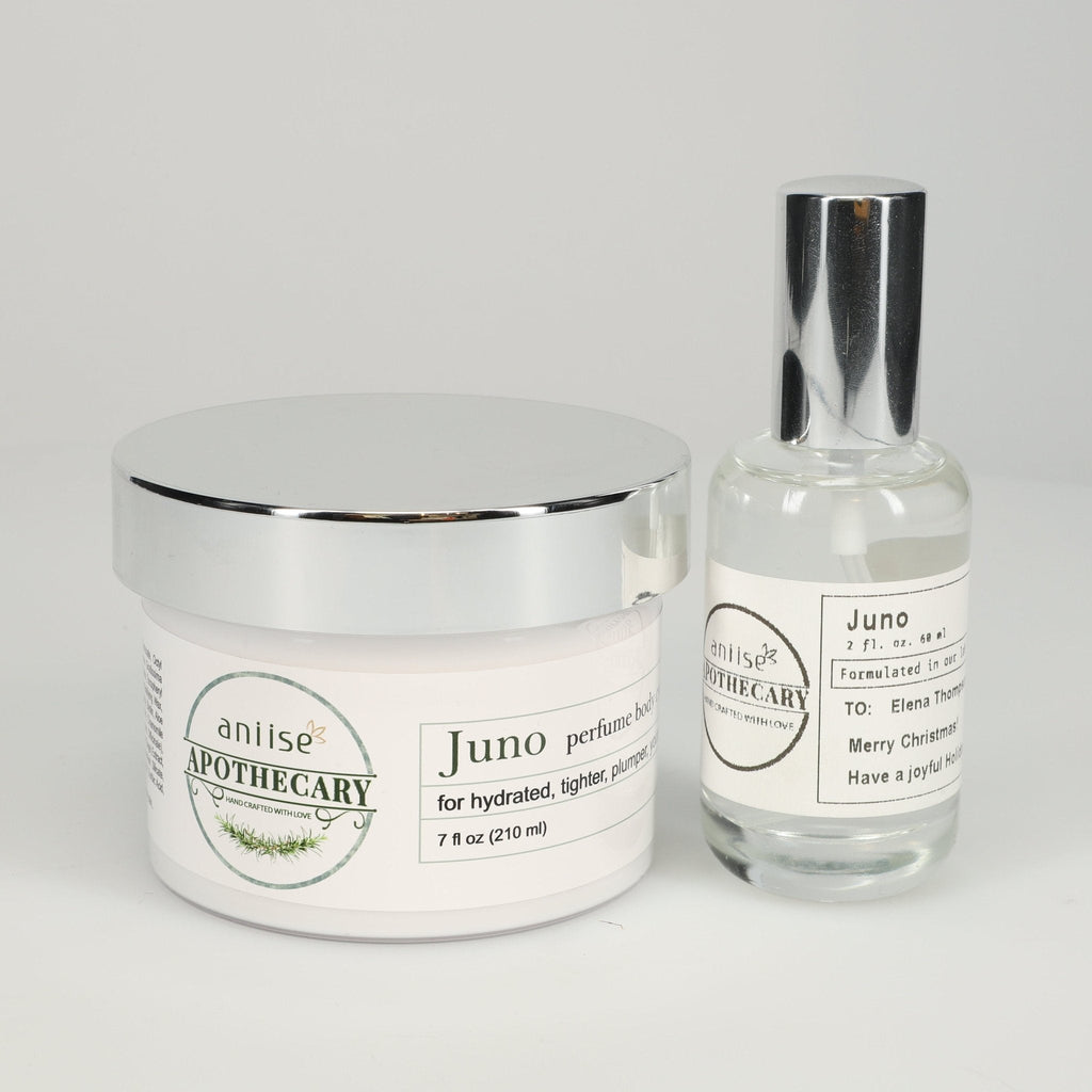 Apothecary Fragrance Oil & Perfume Body Cream Set | Paraben-Free | Made in USA | 4 Scents | Aniise