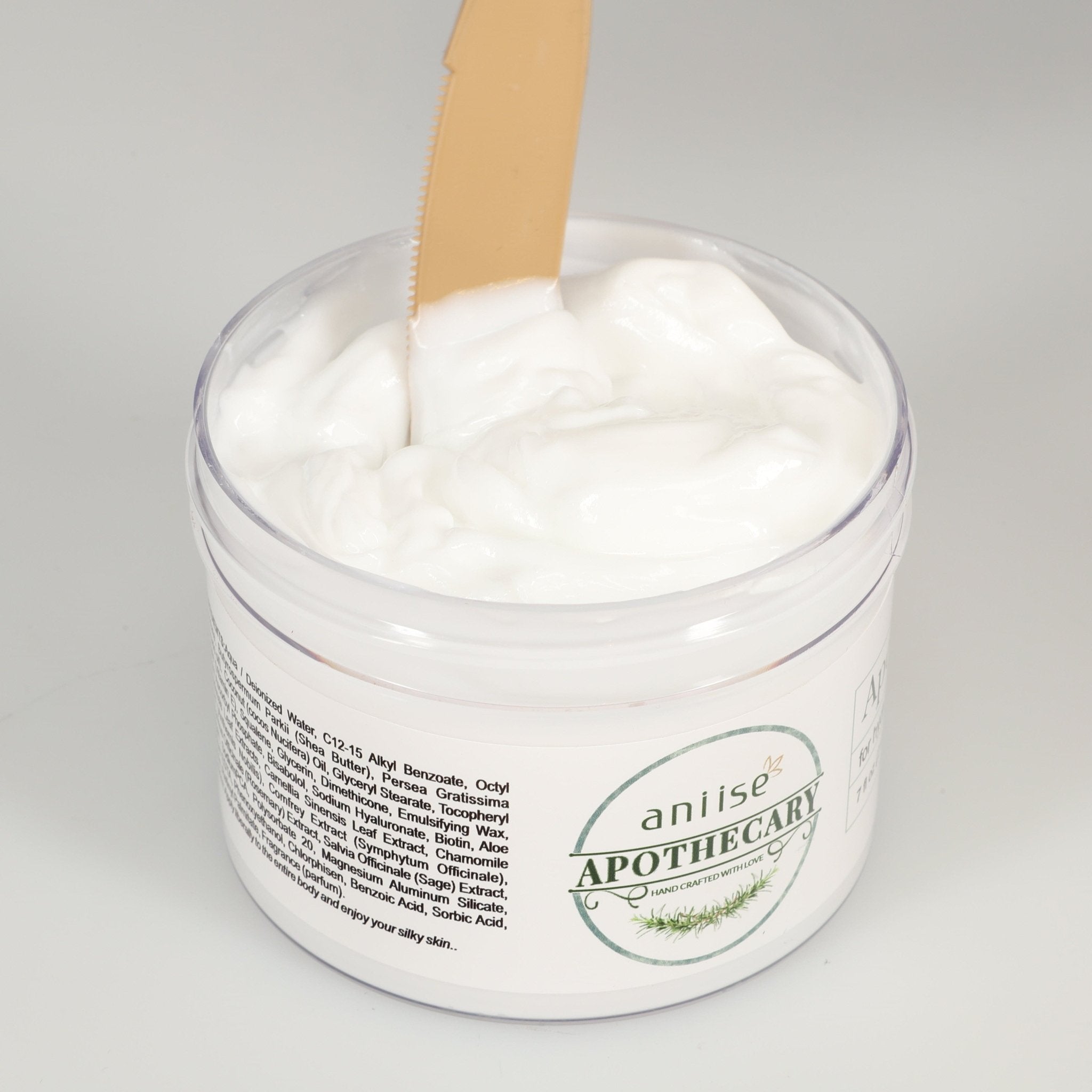 Apothecary Perfume Body Cream | Paraben-Free | Softening & Hydrating | Shea Butter & Collagen | 4 Scents | Aniise