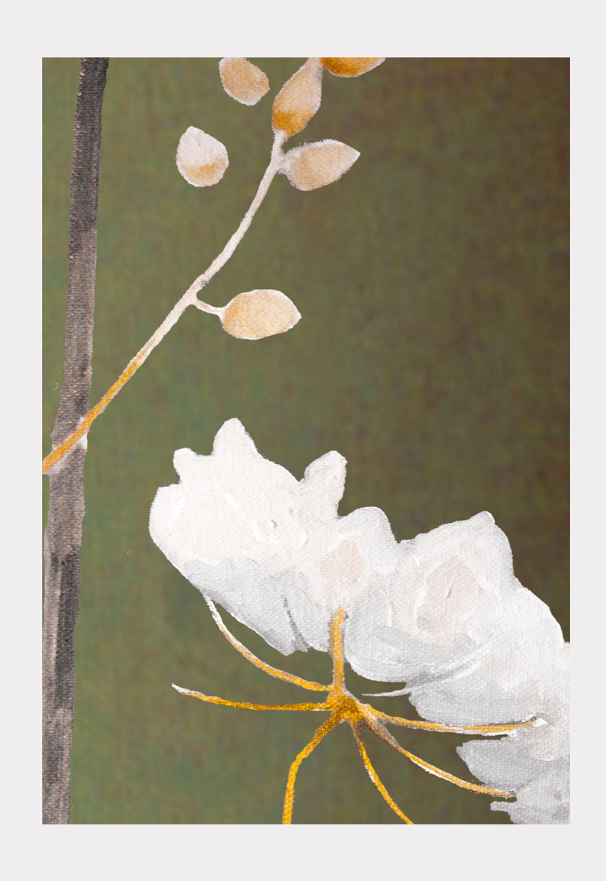 Queen Anne's Lace on Green | Signed Botanical Oil Print | Archival Paper | 3 Sizes | India & Purry
