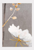 Queen Anne's Lace on Grey | Signed Botanical Oil Print | Archival Paper | 3 Sizes | India & Purry