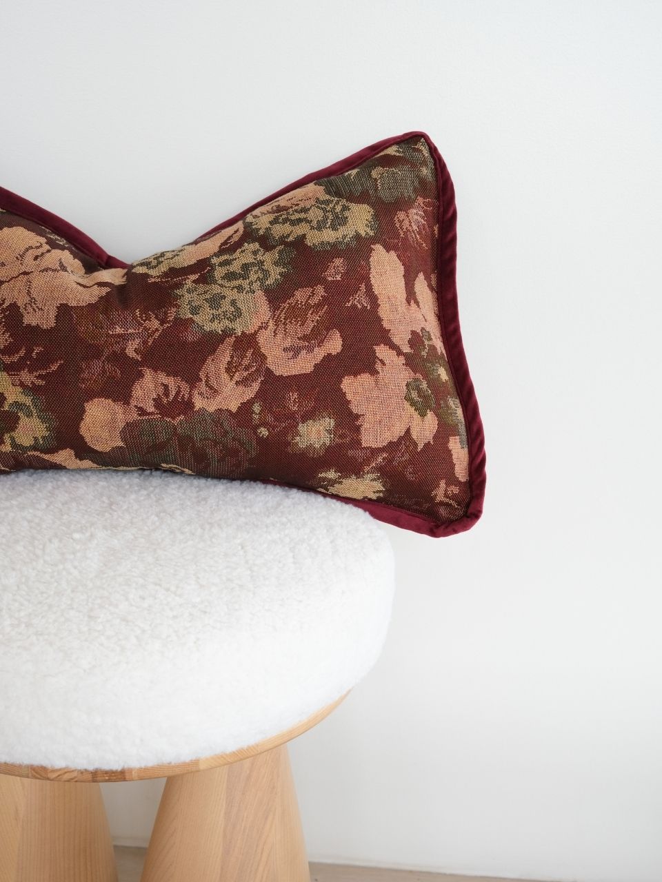 Tapestry Lumbar Couch Pillow | Reversible | European Romance Collection