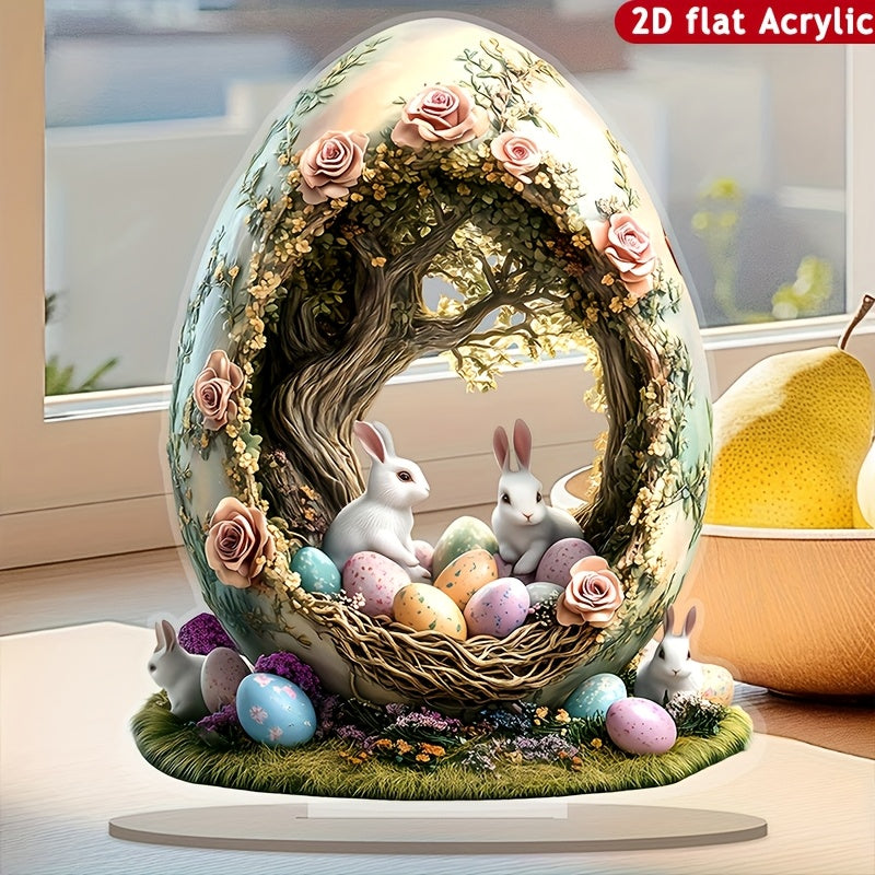 Rabbit Acrylic Tabletop Decor for Home & Office