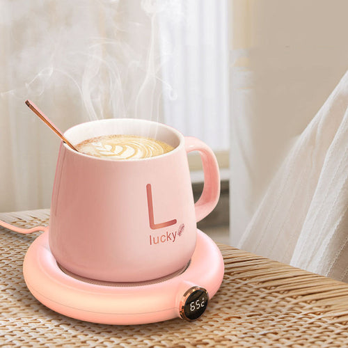 USB Coffee Mug Warmer | Smart Heating Coaster | Desk Cup Warmer