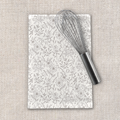 Ivory Flower Tea Towel | Lauren Ullrich Art | 18x30" Cotton Twill