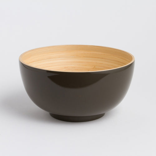Bamboo Salad Bowl | Medium Ø24cm | Food Safe | Handmade | 11 Colors | Bibol France