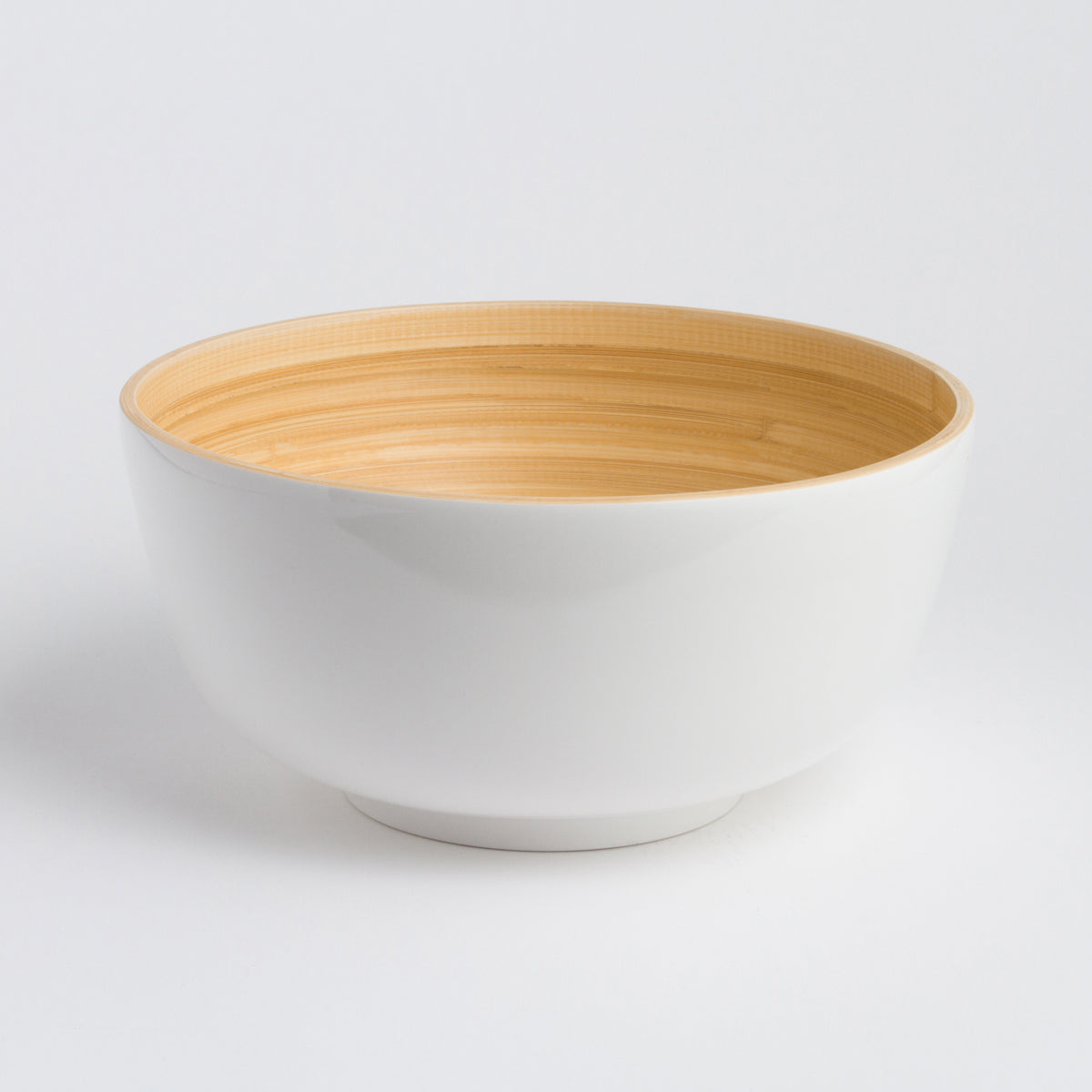 Bamboo Salad Bowl | Medium Ø24cm | Food Safe | Handmade | 11 Colors | Bibol France