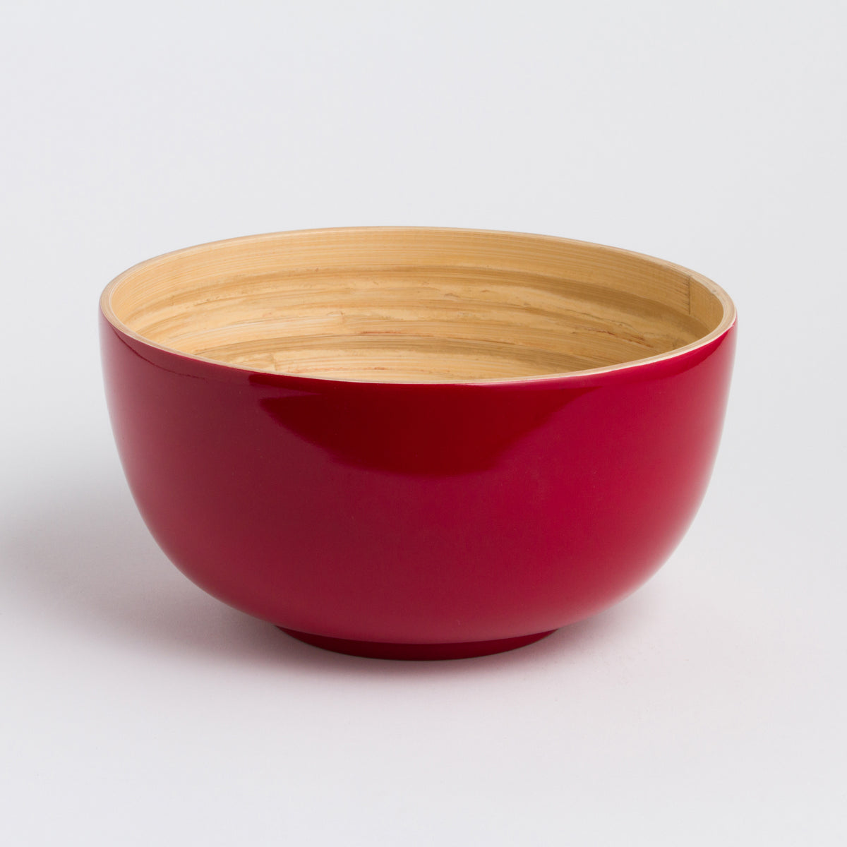 Bamboo Salad Bowl | Medium Ø24cm | Food Safe | Handmade | 11 Colors | Bibol France
