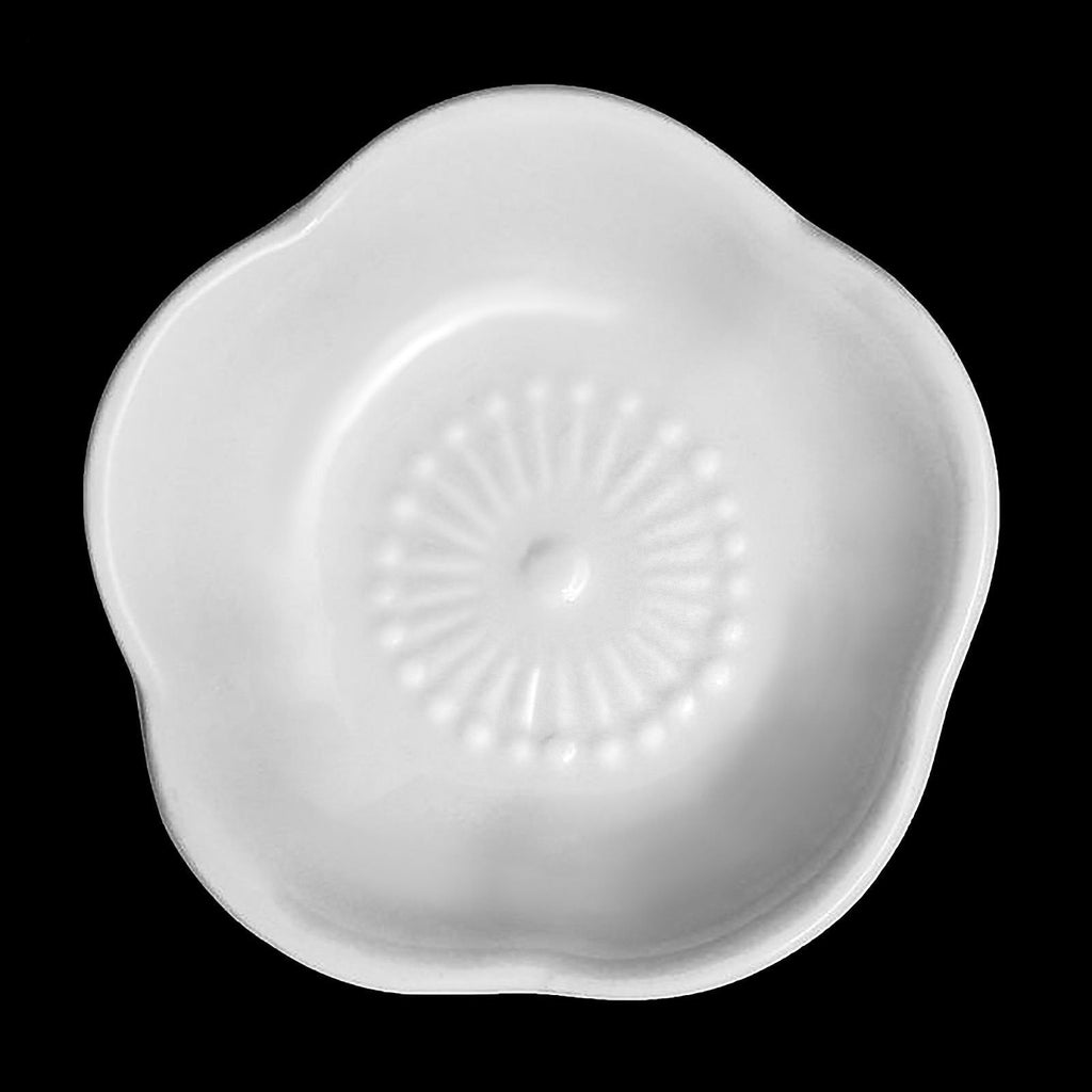 Fine Porcelain White Dish | 3" | Rolled Rim | Oven, Microwave & Dishwasher Safe | Wilmax USA
