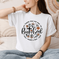 But God Made a Way | Floral Christian T-Shirt | Women's Faith Apparel