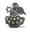 Little Angel Tea Light Candle Holder | Croix-des-Bouquets | Recycled Steel Metal Art | Gaby Alcidon