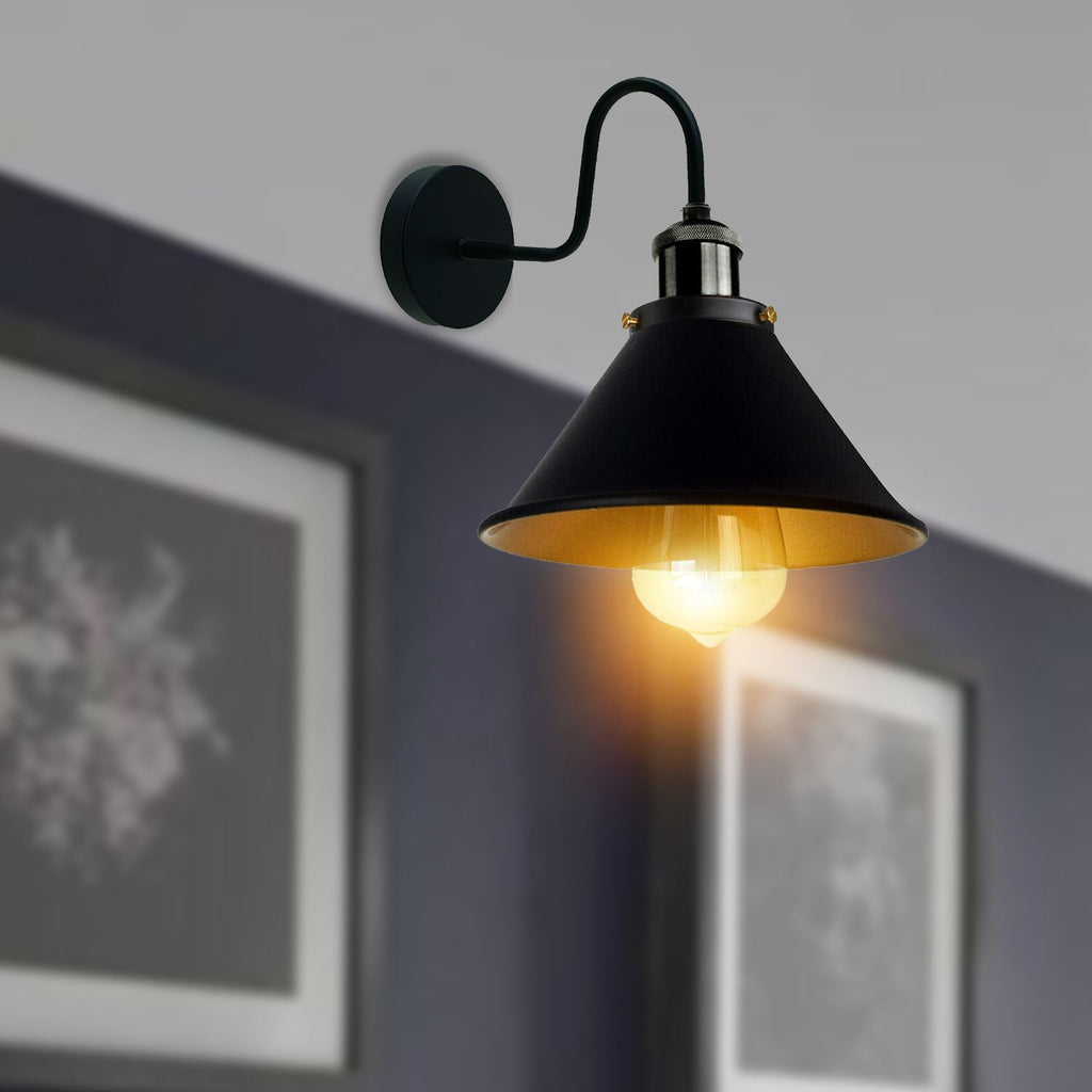 Wall Sconces Indoor E27 Swan Neck Vintage Industrial ~3388