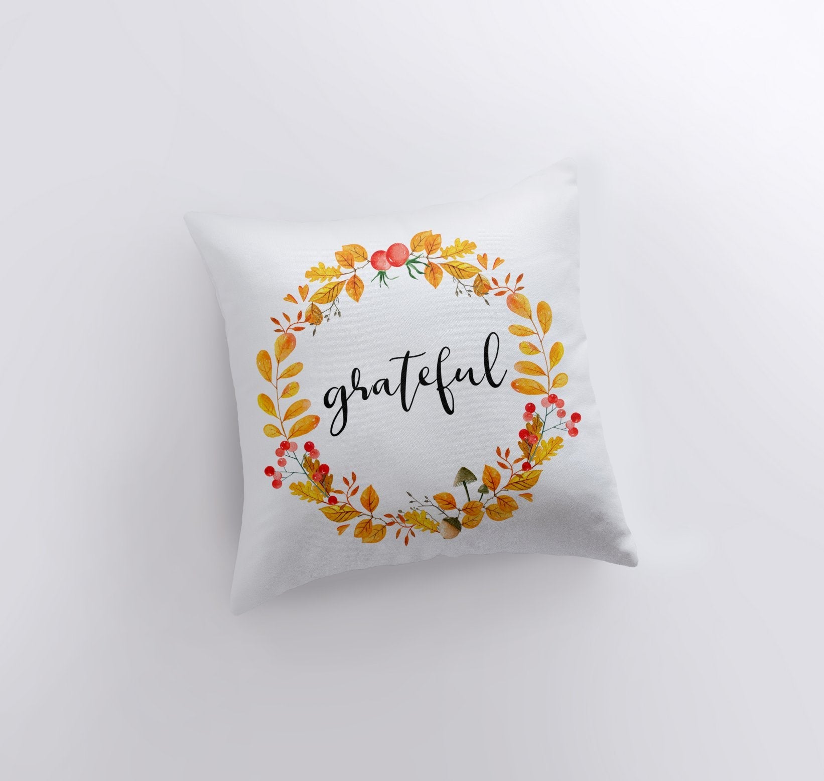 Grateful Thanksgiving Pillow