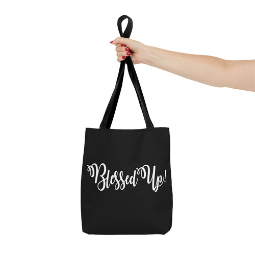"Blessed Up" Christian Inspiration Canvas Tote Bag