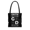 Large Tote Bag - Faith Looks Good on you - Christian Inspiration