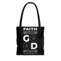 Large Tote Bag - Faith Looks Good on you - Christian Inspiration