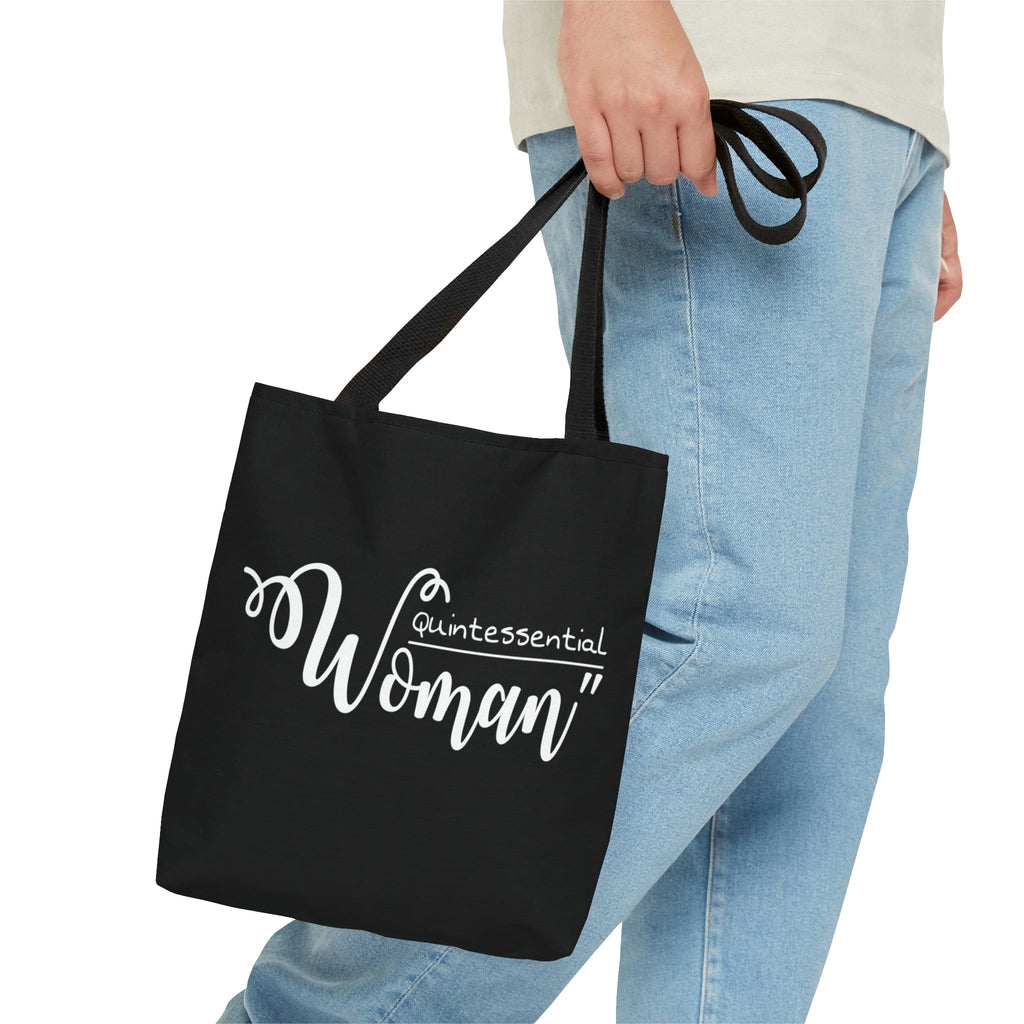 Large Tote Bag Quintessential Woman Inspirational Affirmation