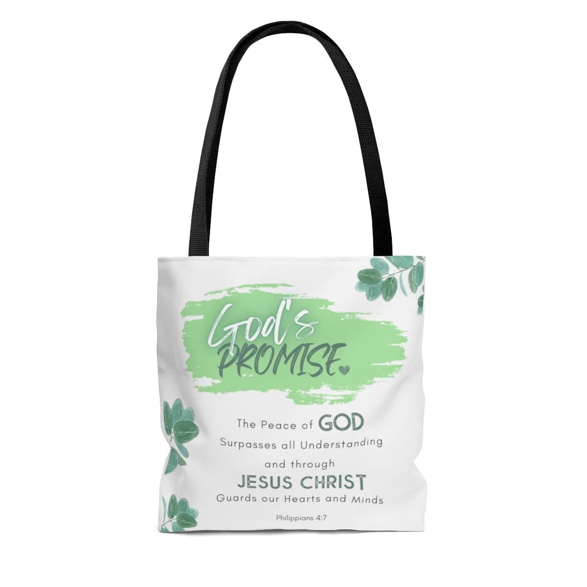 Large Tote Bag - the Peace of God Surpasses All Understanding - Word