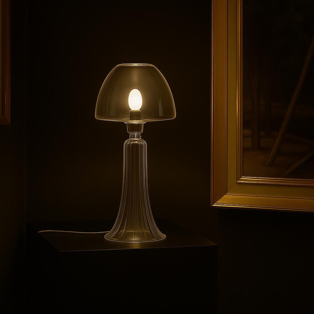Elegant Handblown Glass Table Lamps – Modern Accent Lighting in 8