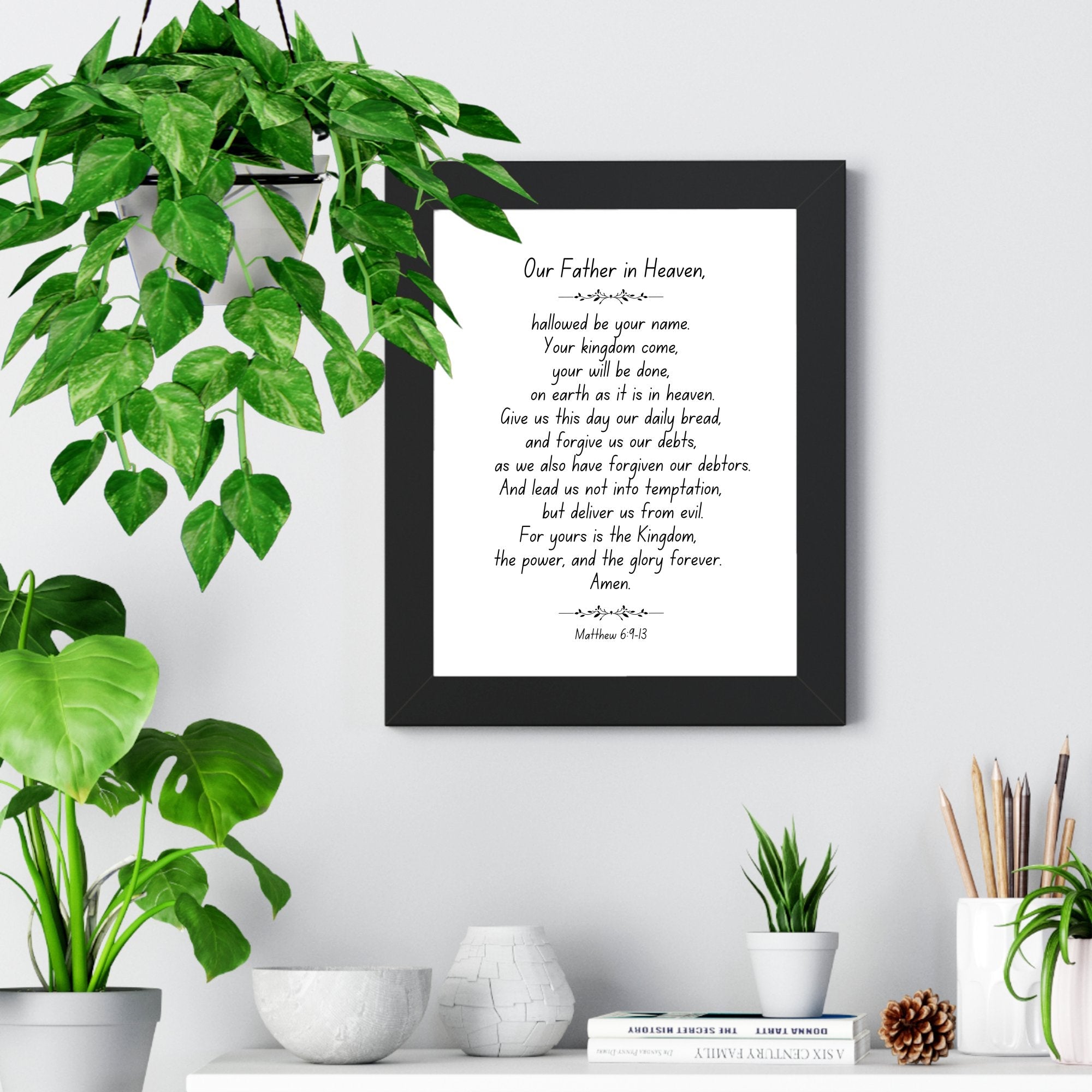 Wall Decor Giclee Poster Art Print - our Father in Heaven