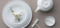 White Fine Porcelain Multi-Use Saucer | Set of 12 | 5.5" | Made in England | Wilmax