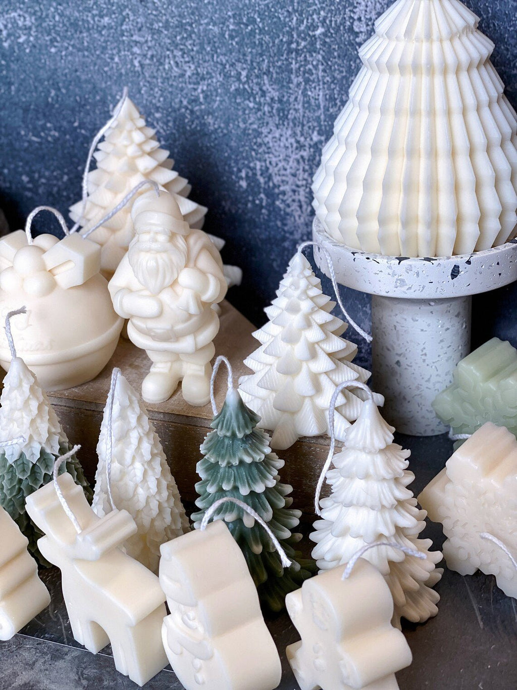 Christmas Fir Tree Candles | Festive Holiday Decor