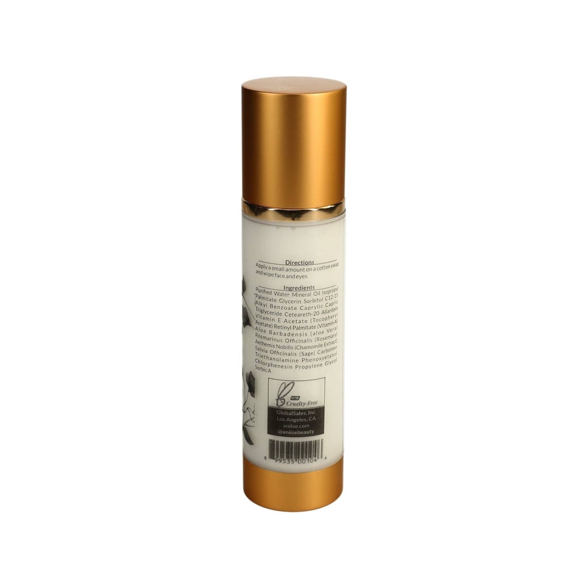 Cleansing Milk for Face & Eyes | Gentle, Non-Stripping | Sensitive & Aging Skin | Paraben-Free | Aniise