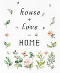 Leaves and Flowers Home Sampler Counted Cross Stitch Kit by Luca-S B1162L