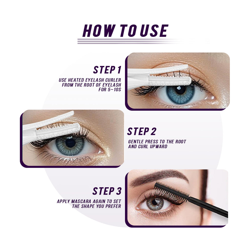 Heated Electric Eyelash Curler — 24-Hour Curl
