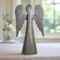 Large Standing Angel – Handcrafted Metal Art