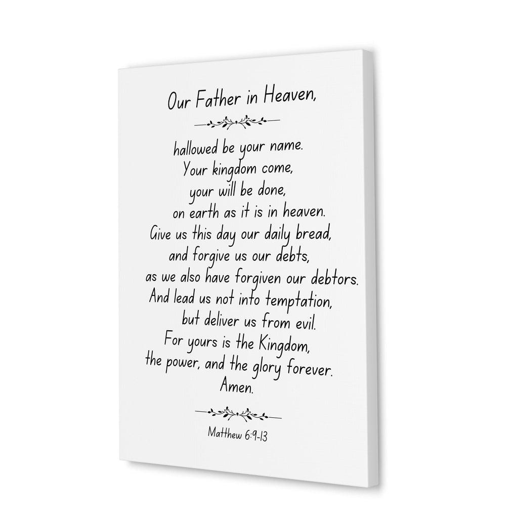 Wall Decor Giclee Poster Art Print - our Father in Heaven
