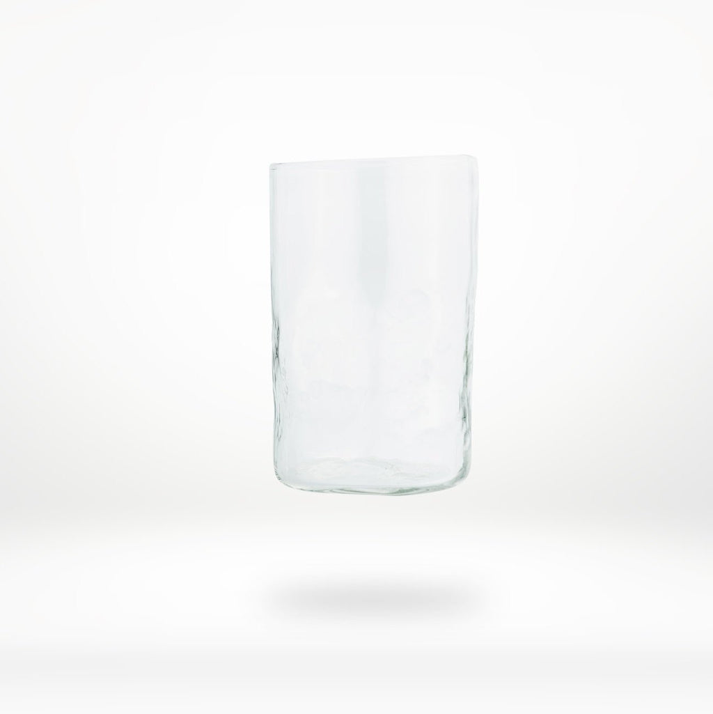 Large Tumbler | Set of 6 | Hand-Blown Recycled Glass | Oaxaca Mexico | 12 oz | Smoke | Clear | Amber | Powered by People