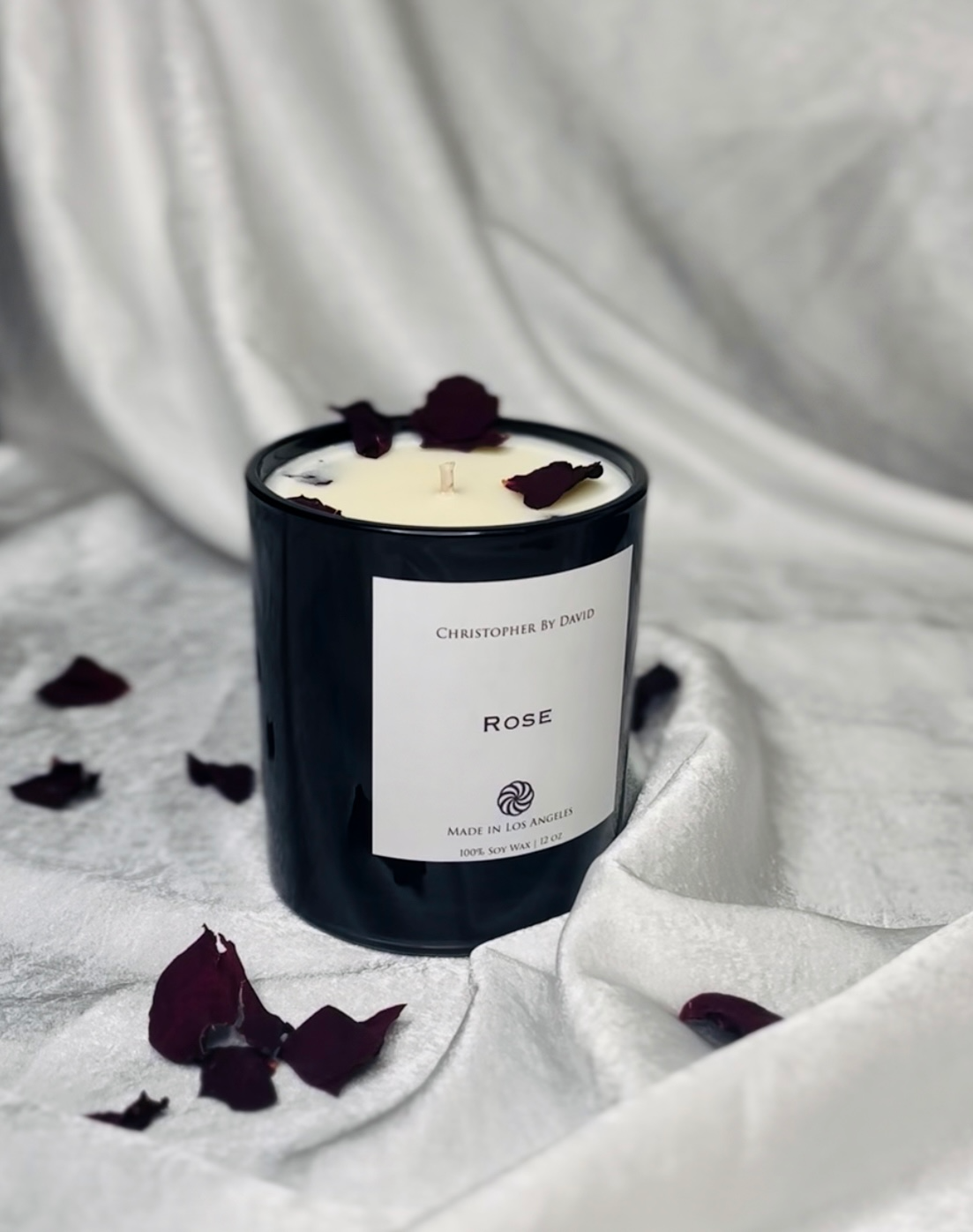 Rose - 12 oz 100% Soy Wax Candle