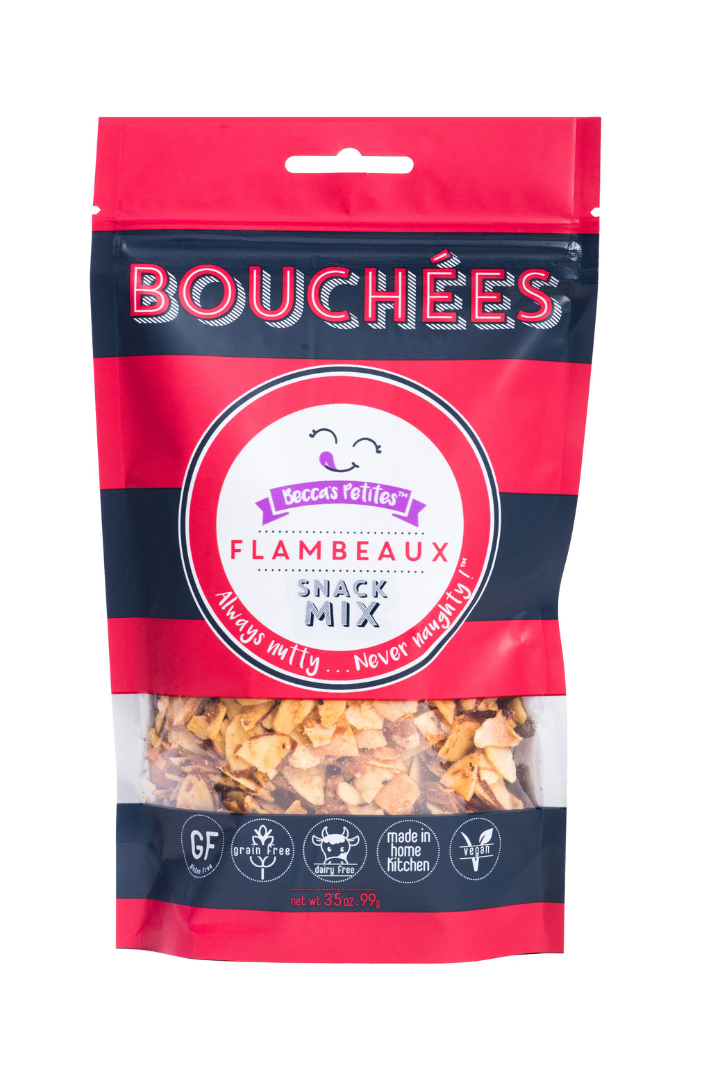 Becca's Petites BOUCHÉES Flambeaux Snack Mix (3.5 oz)