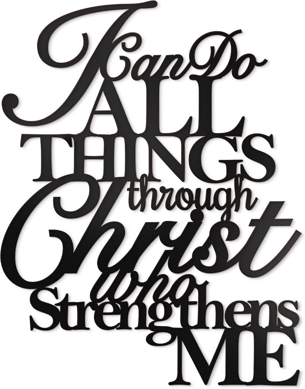 17" x 13" Christian Scripture Metal Wall Art