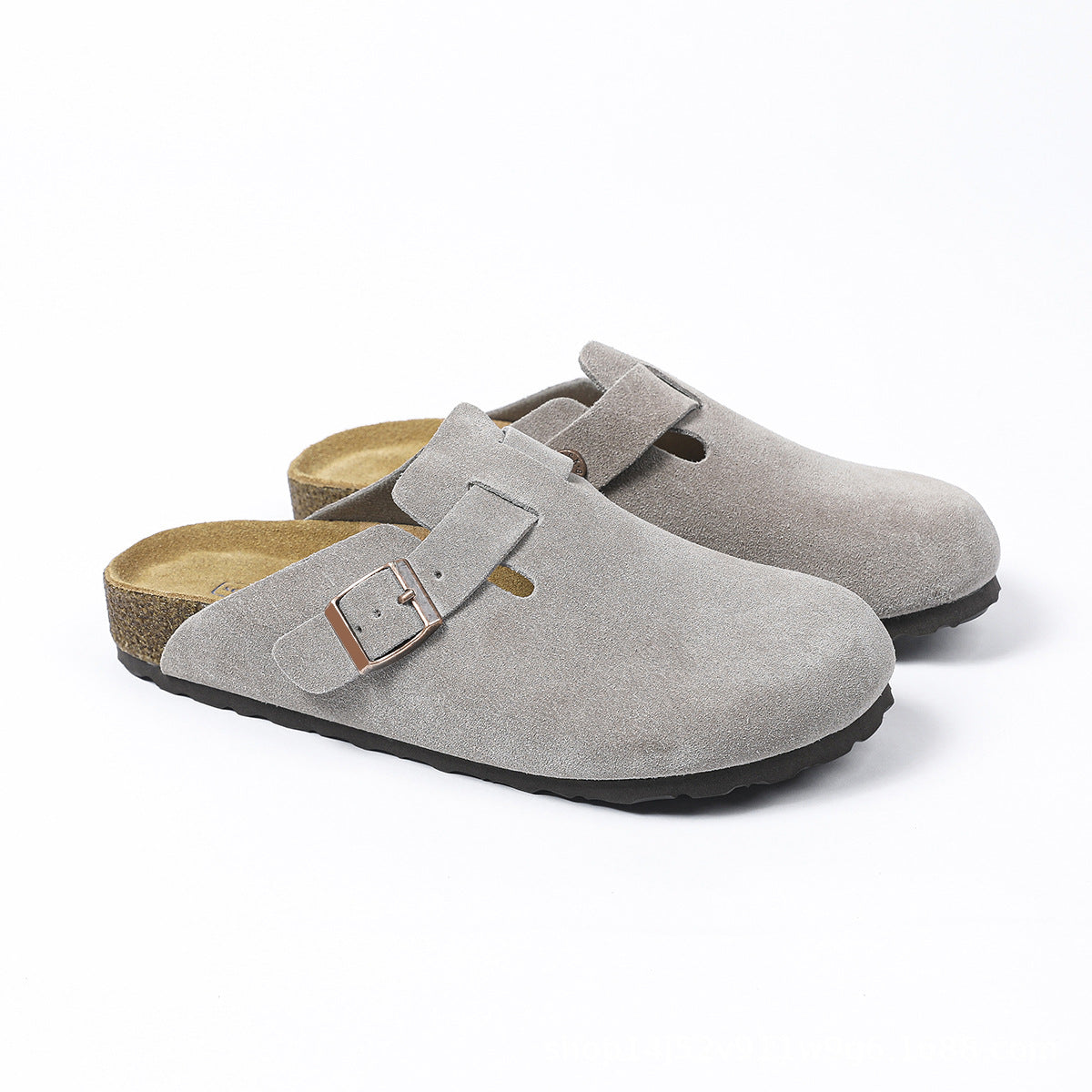 Boston Soft Footbed Suede Mules Fashion Women's Slippers