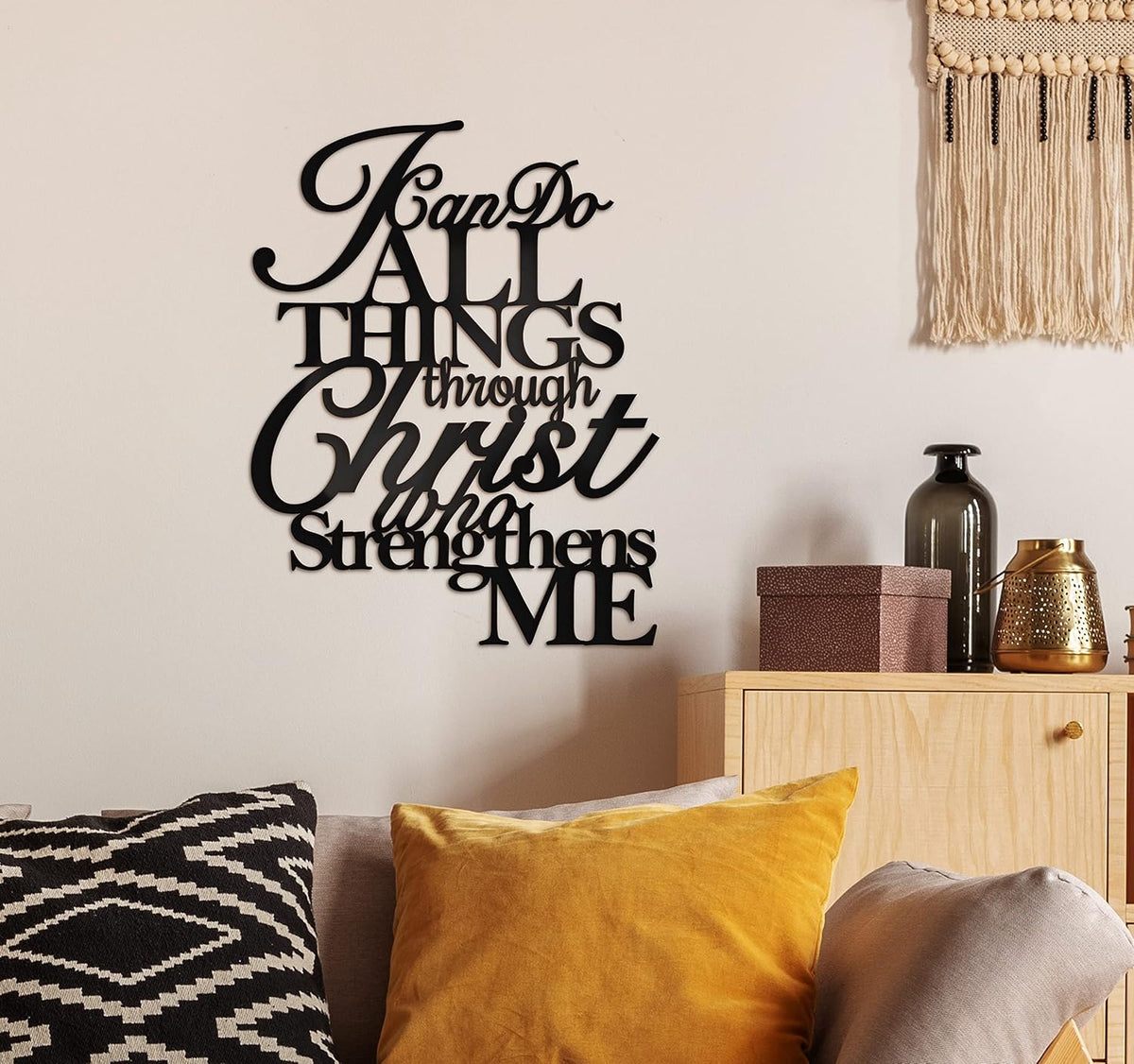 17" x 13" Christian Scripture Metal Wall Art