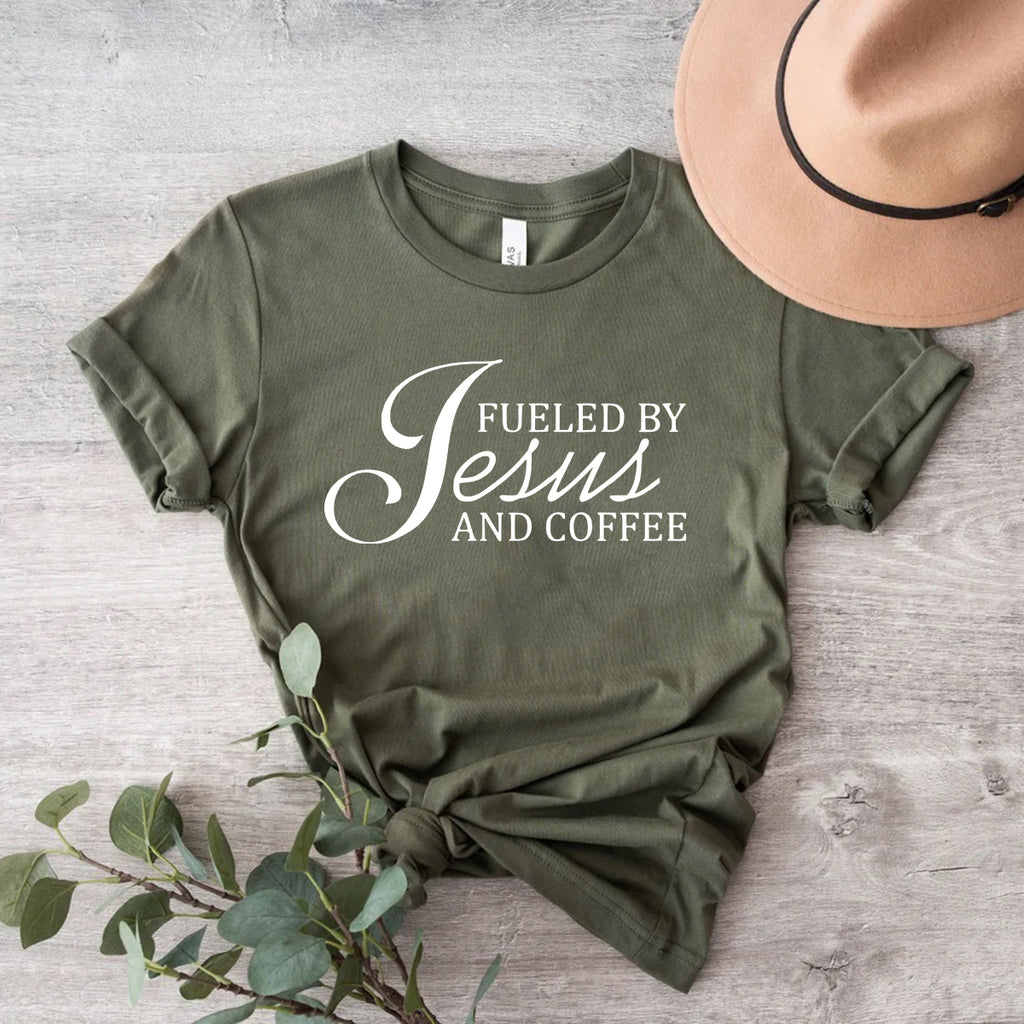 Fueled By Jesus And Coffee Shirt