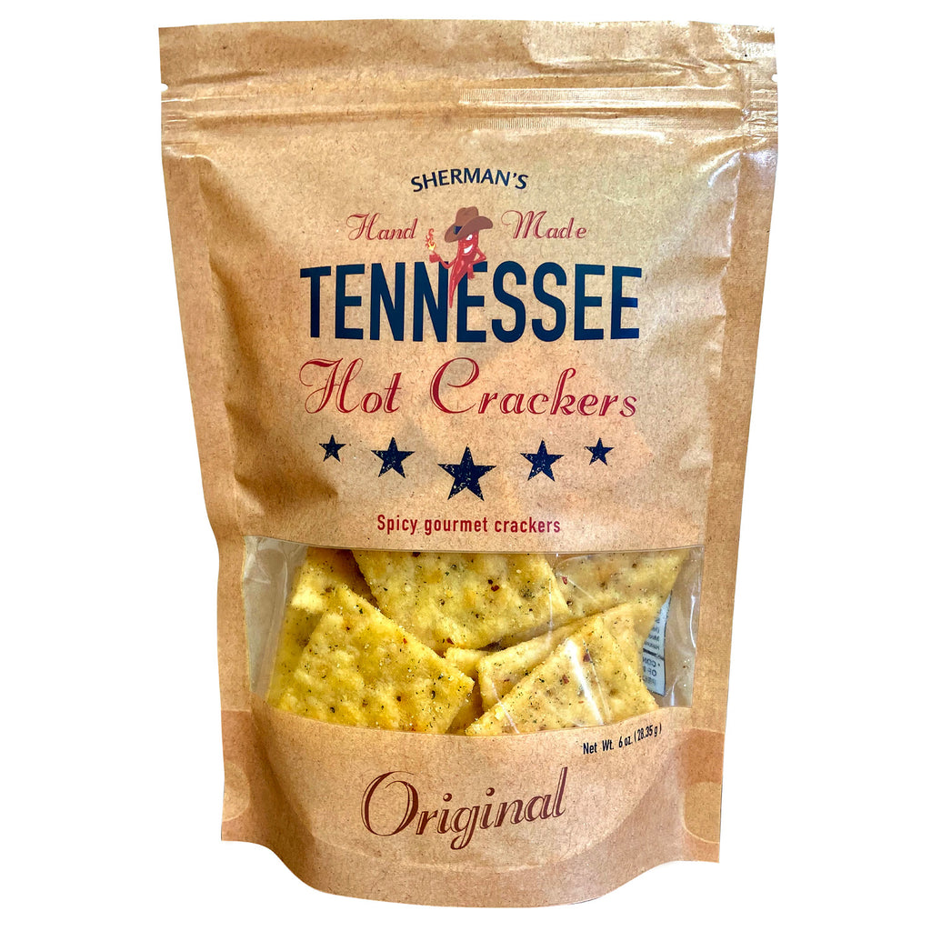 Sherman's Tennessee Hot Crackers, Original Flavor - 12 count case