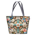 Margaret Shoulder Bag In Canvas Holiday Line Bertoni
