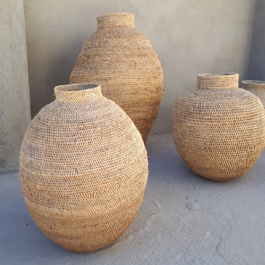 Buhera Baskets | Handwoven Zimbabwean Cane | Sustainably Harvested | One of a Kind | S–XXL | Mbare