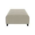 Ottoman SOFA  C Beige with black foot Furniture Modern Accent Chair