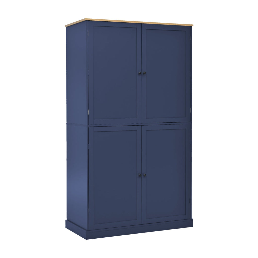 Large Kitchen Pantry Storage Cabinet | 71" Tall | MDF | White, Gray or Blue